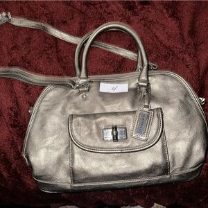 Hush Puppies Metallic Silver Handbag